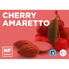 Honey Hill Non Fat Cherry Amaretto Yogurt 4/1 Gallon